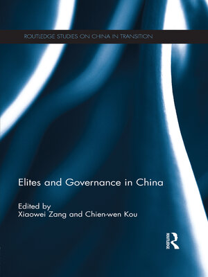 cover image of Elites and Governance in China